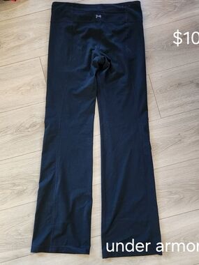 Under Armour Black Bootcut Athletic Pants